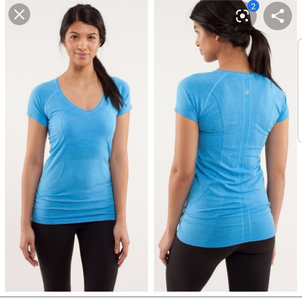 Lululemon swiftly v-neck t-shirt